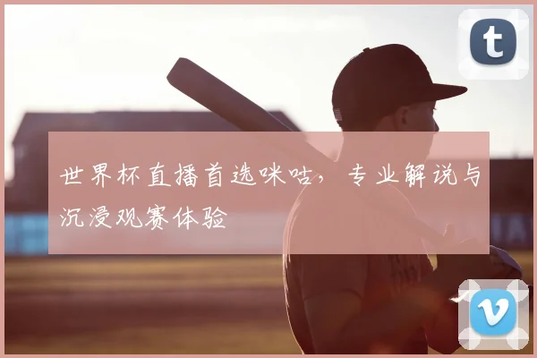 世界杯直播首选咪咕,专业解说与沉浸观赛体验